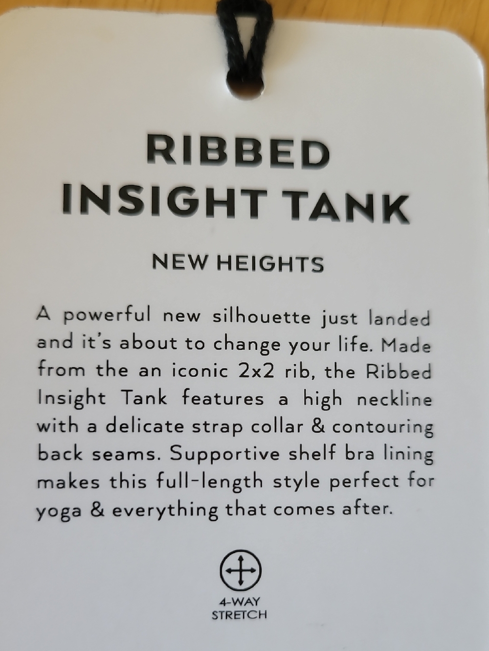 ALO Yoga Ribbed Insight Tank - Picture 5 of 12